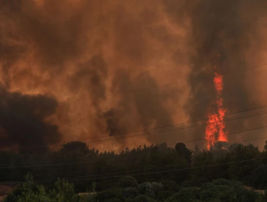 Να ληφθούν τα κατάλληλα οργανωτικά μέτρα για την προστασία των εργαζομένων στις πληττόμενες από τη φωτιά περιοχές