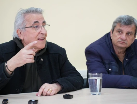 Ο Πρόεδρος της ΓΣΕΕ Γιάννης Παναγόπουλος στη Χίο για το συντονισμό της Γενικής Απεργίας της 9/4