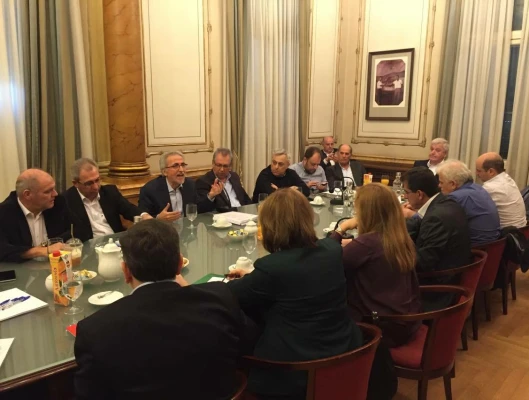 ΔΗΛΩΣΗ ΤΟΥ ΠΡΟΕΔΡΟΥ ΤΗΣ ΓΣΕΕ Γ. ΠΑΝΑΓΟΠΟΥΛΟΥ ΜΕΤΑ ΤΗ ΣΥΝΑΝΤΗΣΗ ΤΟΥ ΠΡΟΕΔΡΕΙΟΥ ΤΗΣ ΓΣΕΕ ΜΕ ΤΗΝ ΠΡΟΕΔΡΟ ΤΟΥ ΠΑΣΟΚ