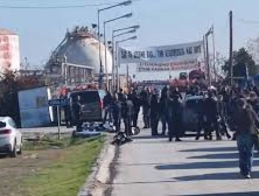 Ανεπίτρεπτη αστυνομική επιχείρηση στις εγκαταστάσεις της KAVALA OIL