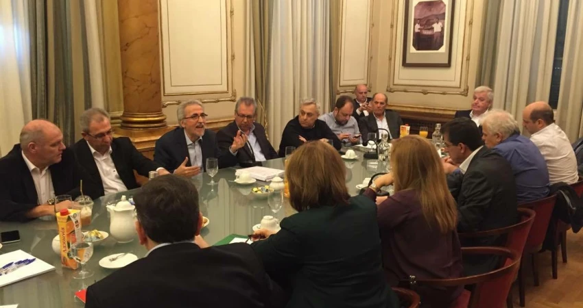 ΔΗΛΩΣΗ ΤΟΥ ΠΡΟΕΔΡΟΥ ΤΗΣ ΓΣΕΕ Γ. ΠΑΝΑΓΟΠΟΥΛΟΥ ΜΕΤΑ ΤΗ ΣΥΝΑΝΤΗΣΗ ΤΟΥ ΠΡΟΕΔΡΕΙΟΥ ΤΗΣ ΓΣΕΕ ΜΕ ΤΗΝ ΠΡΟΕΔΡΟ ΤΟΥ ΠΑΣΟΚ